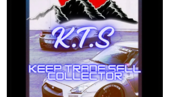 A graphic cover for 'K.T.